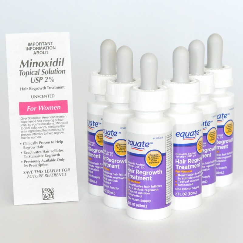 Equate Minoxidil 2% Solutie Pentru Femei